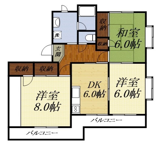 イナトピアの間取り