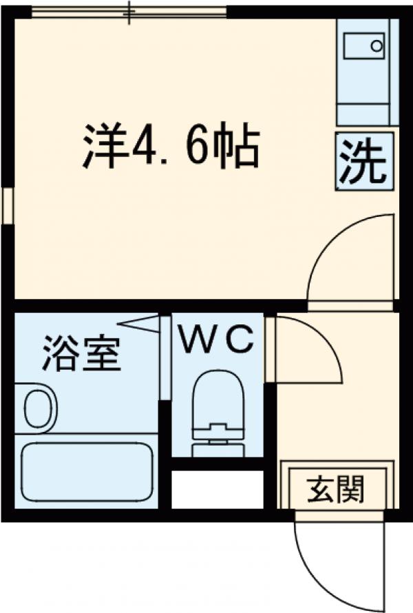 シャンテお花茶屋Ⅱの間取り