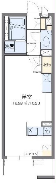 レオネクストレジデンス川崎の間取り