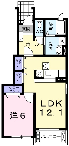 ディー・ベレッツァAの間取り