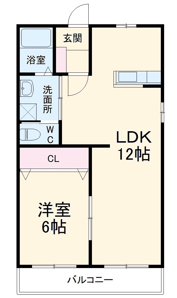 アネックス篠ヶ瀬Ⅱの間取り