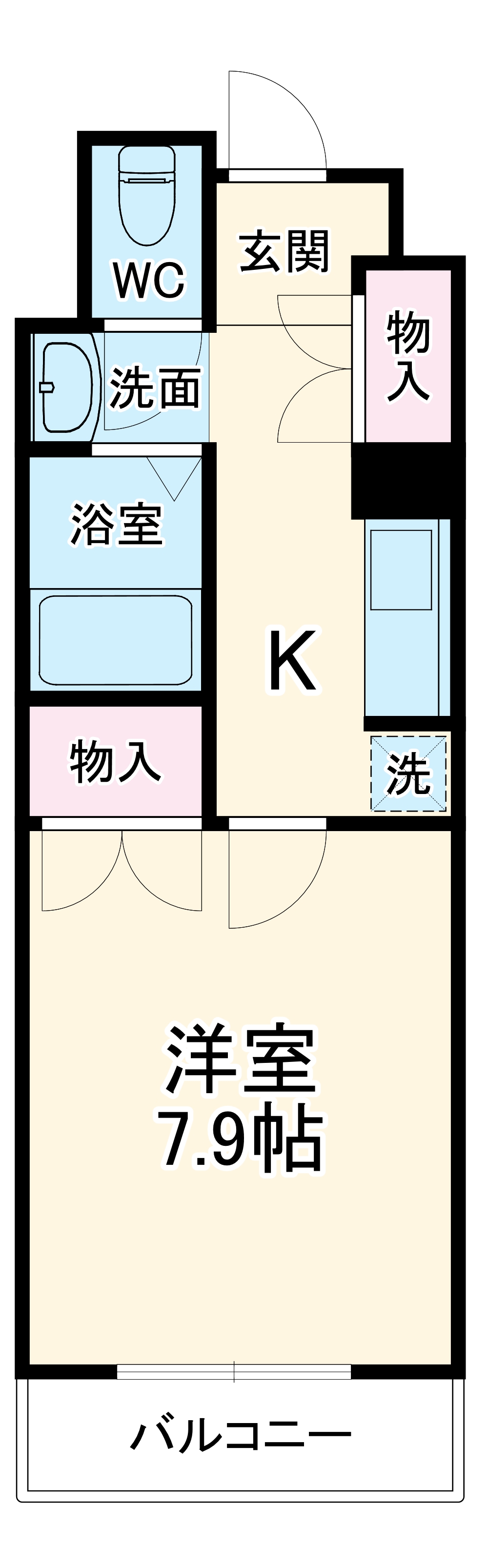 アンオゥル鵜の森の間取り