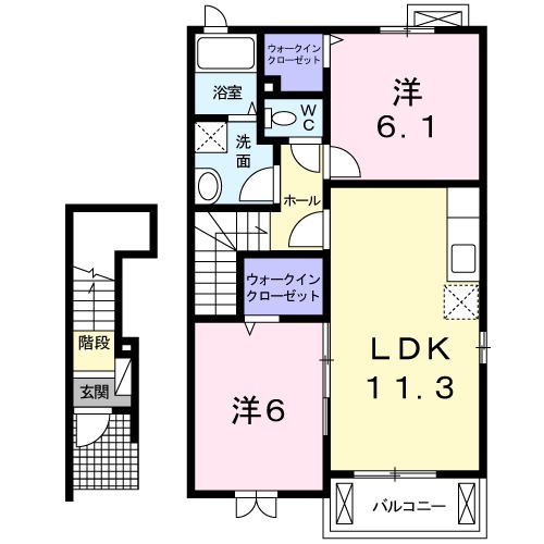 エスペランサⅡの間取り