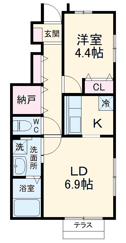アジュールの間取り