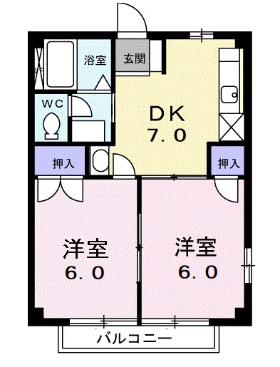カーサドマーニの間取り