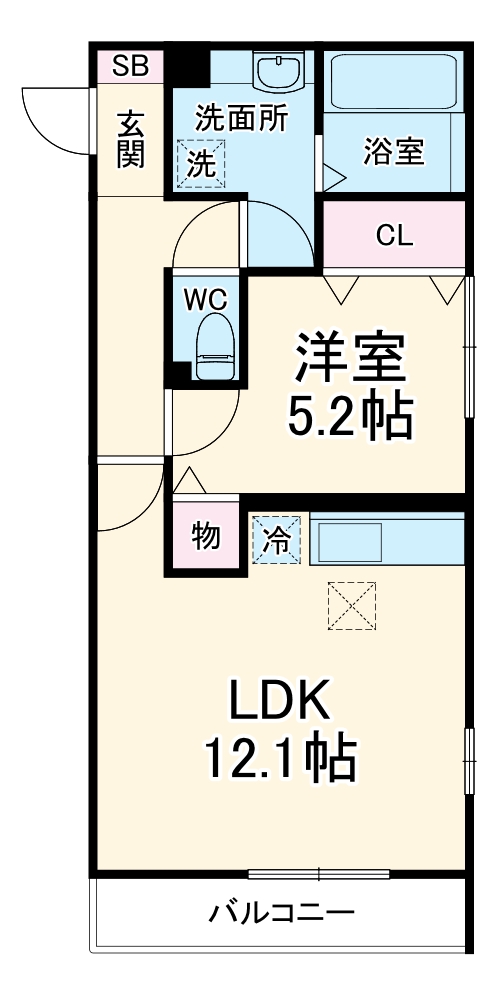 ウィステリアの間取り