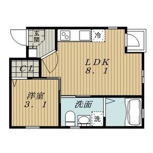 ディアマンテ八田の間取り