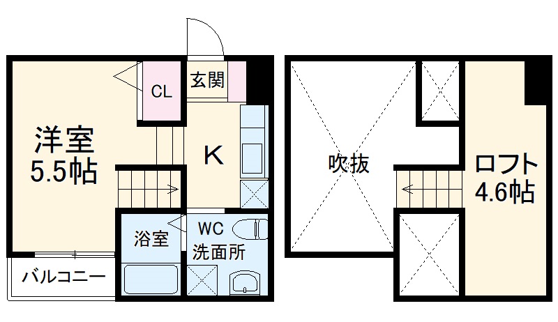 モルゲンロートの間取り