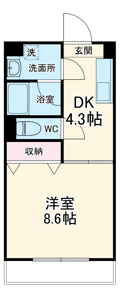 ピュアコートの間取り