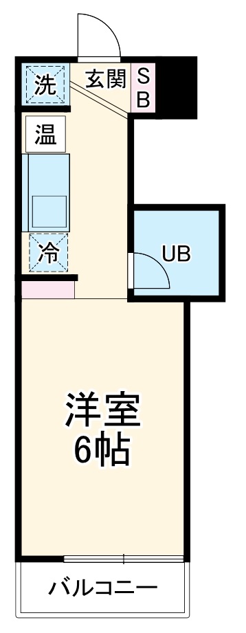 富岡西の完工年月(1990年6月)築の賃貸マンションの間取り