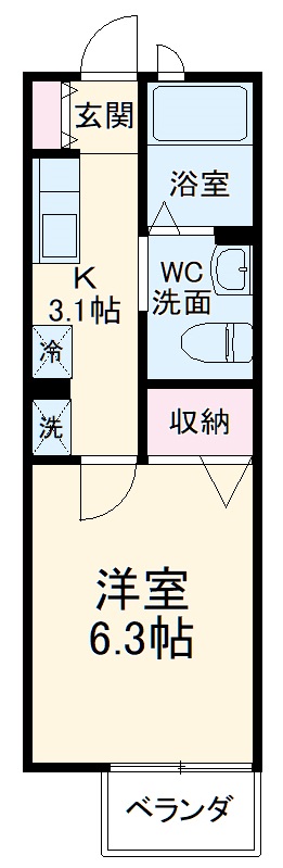 メゾンわかくさの間取り