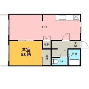 ハイツかつらの間取り