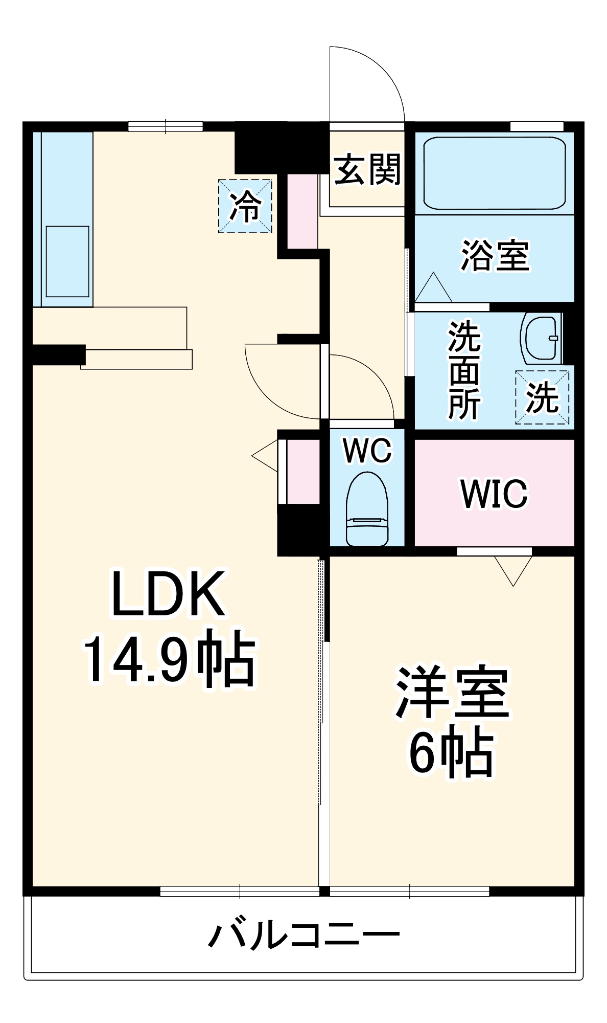 グランシャリオ Dの間取り