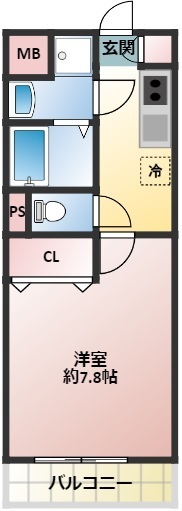 クレールみずほの間取り