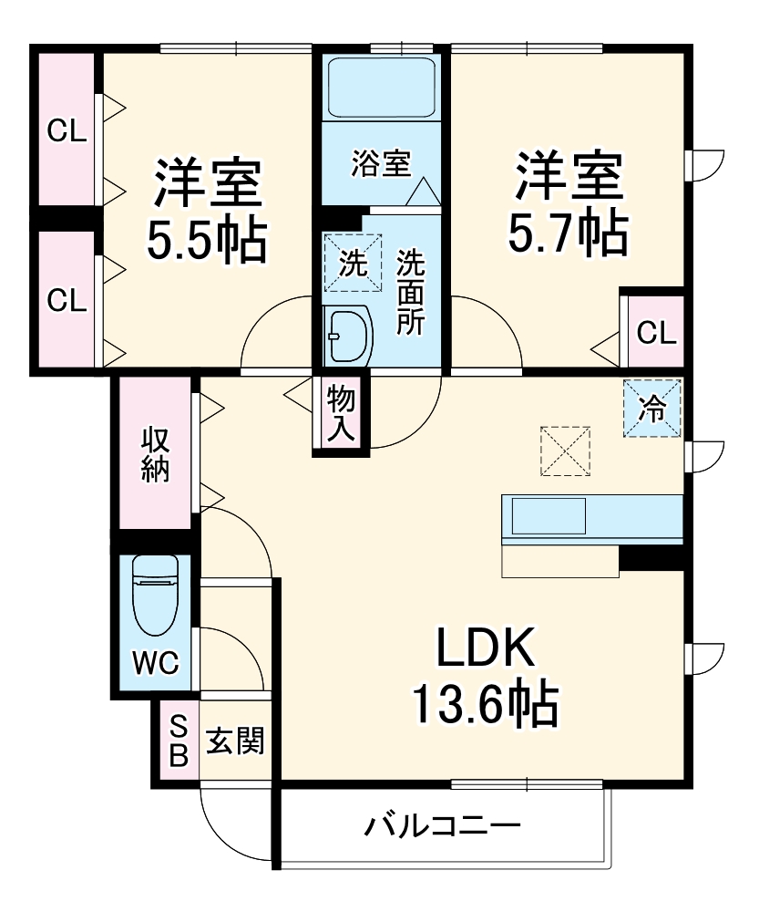 Fioreの間取り