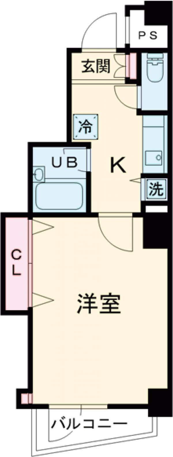 スカイコート駒沢大学の間取り