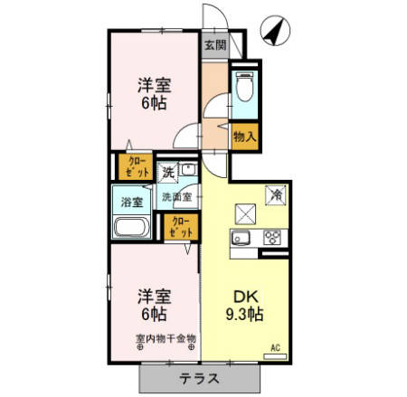 ラークヒルズ(ふじみ野)の間取り