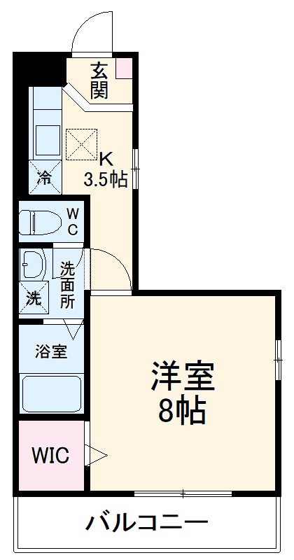 エリタージュ Ⅰの間取り