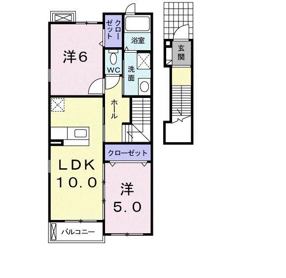 エアリーガーデンⅡの間取り