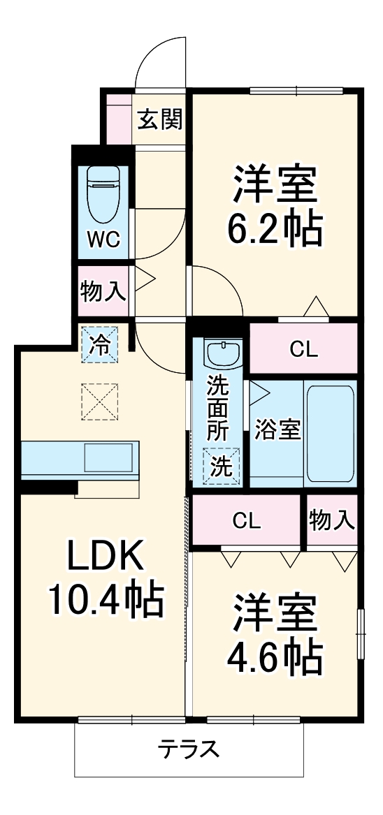 グランデⅡの間取り