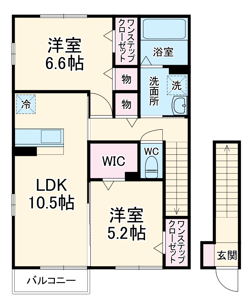 コートプラセール Aの間取り