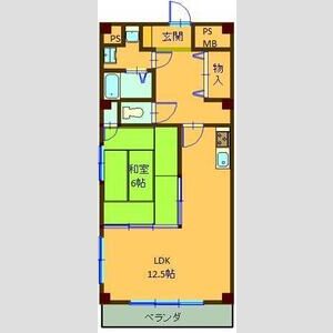 グランドヒルズ入場3番館の間取り