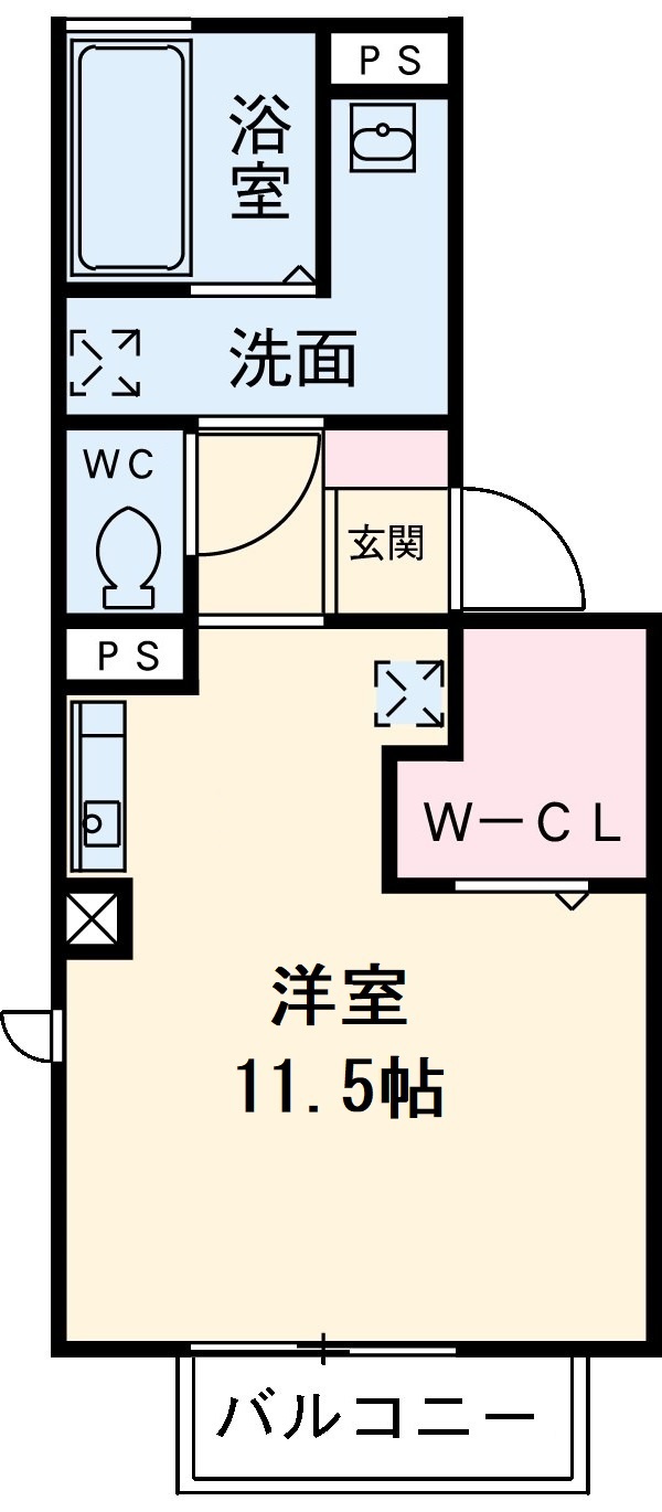 Liberty中須の間取り