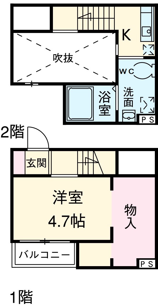 Celeste五女子の間取り
