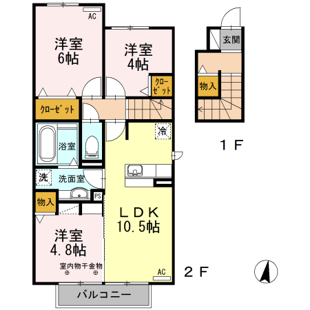 カナルの間取り