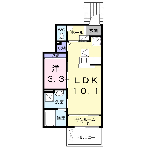 カーサ・リオハ Bの間取り