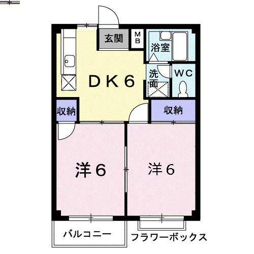 ニューシティー小川Ⅰの間取り
