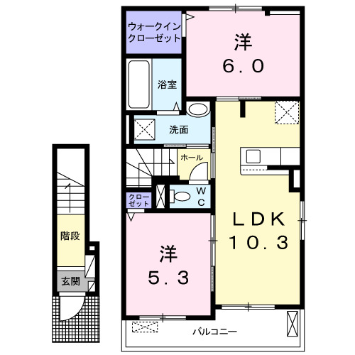 サンパティの間取り