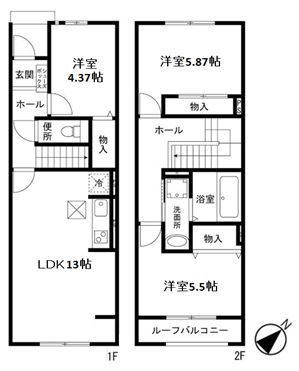 クレオールの間取り