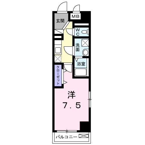 ルーモベルビ・キャトルの間取り