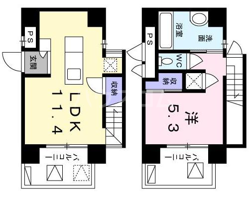 ホワイトブロッサムの間取り
