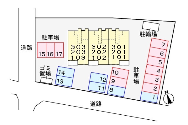 16/23 駐車場