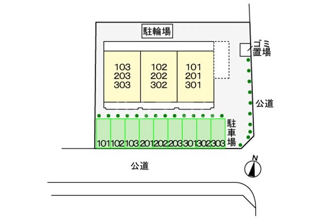 2/8 駐車場