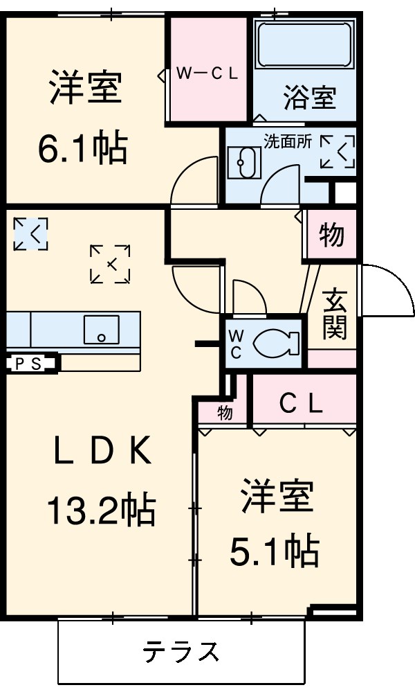トゥルー・デュオの間取り