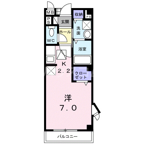 シャロ－ゼＩの間取り