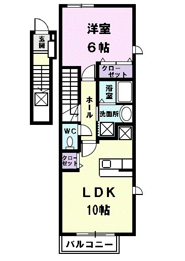 リポーザの間取り