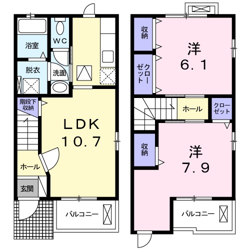 ヴレ・アンジュの間取り