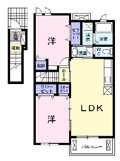 サンヒルズTAKANEの間取り
