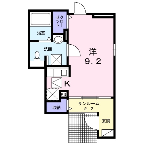 マリッジ・Kの間取り