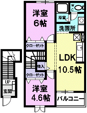 スプリング・フィ-ルドの間取り