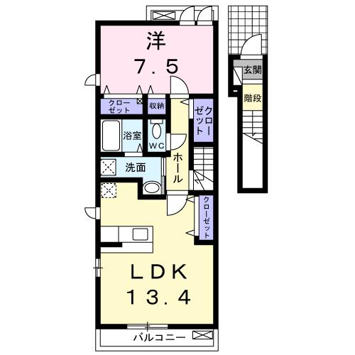 ウール・ド・ランジュの間取り