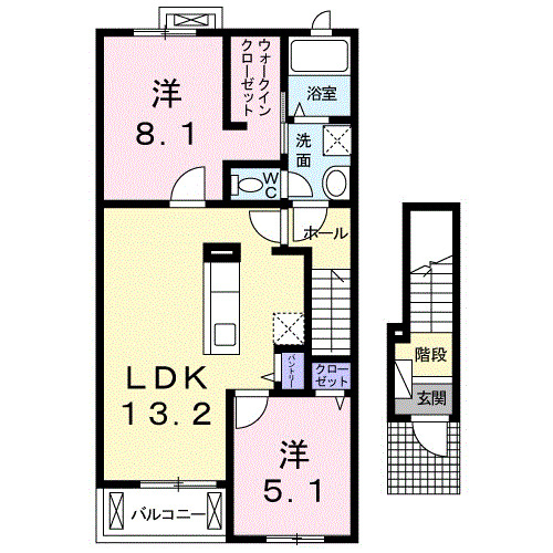 ラ エディフィスの間取り
