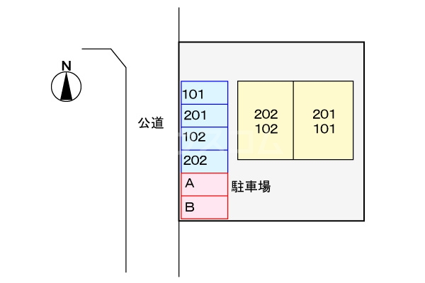 2/8 駐車場