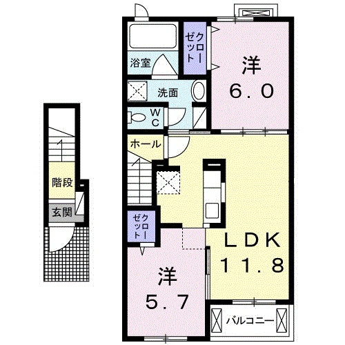 BeLuz-block32 Dの間取り