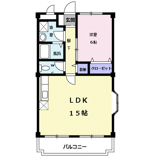 レジデンス白山の間取り