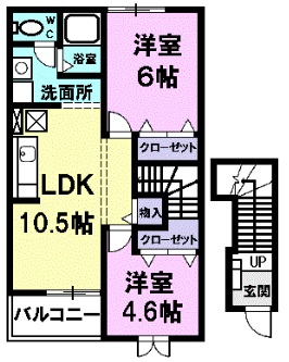 スプリング・フィ-ルドの間取り